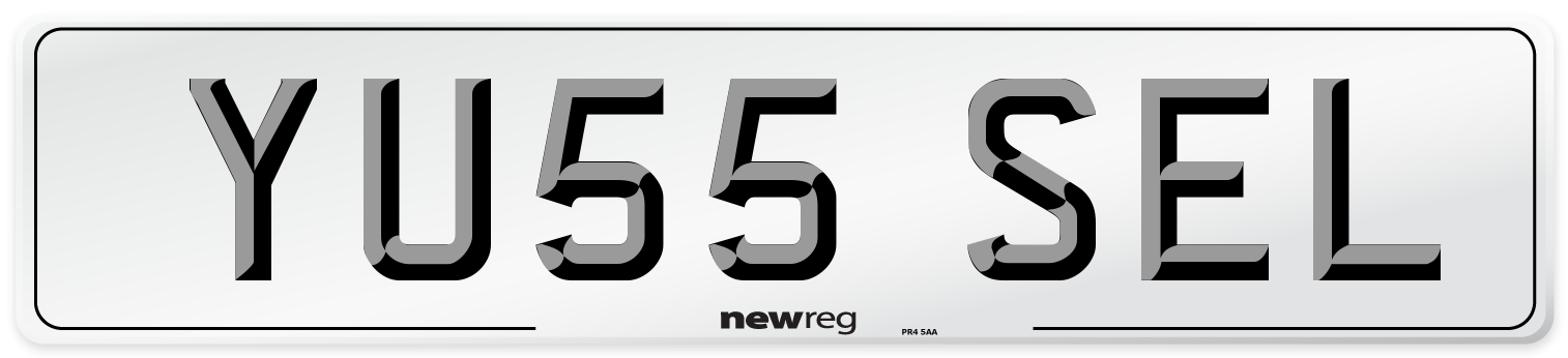 YU55 SEL Number Plate from New Reg